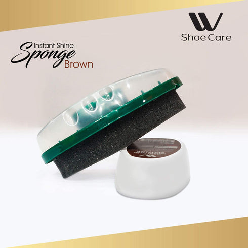 Instant Shine Sponge Brown - 0.37 fl oz | WBM SHOE CARE